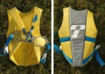 TIGA harness (~1985-6). Brand new and Robust, with a pocket for documents. * Trapéz TIGA do sbírky muzea věnoval Zdeněk Klézl.