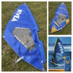 NIVEA - Al Winner sail 4.0 (*1990). As a promotional medium windsurfing has helped to sell creams, computers, drinks, cigarettes, cars, holidays… * Plachta NIVEA 4.0 (*1990). Pozdrav z časů, kdy ještě popularita windsurfingu pomáhala prodávat krémy, dovolené, cigarety i auta