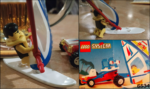 Indoor windsurfing was introduced in 1990. LEGO 'Beach-Bandit' set was released in 1992. This is Beer-halse indoor oldschool practice under Mr. Pilsner Urquell supervision. * Když je zima dlouhá a stýská se vám po vašem sportu … tak je čas na teoretickou přípravu. Díky Zuzko :)
